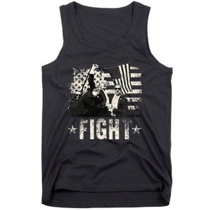 Donald Trump 2024 Fight Fight Fight Donald Trump Fist Pump Tank Top