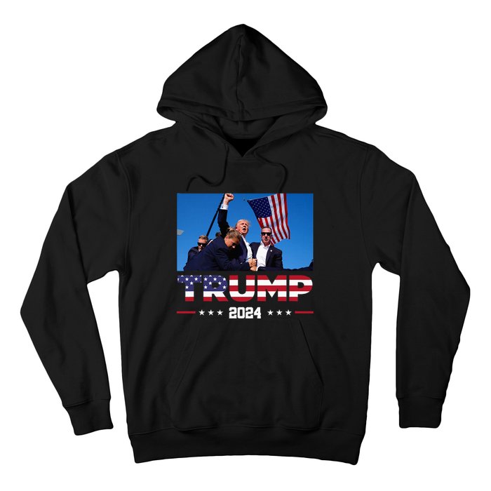 Donald Trump 2024 God Bless You God Bless America Hoodie