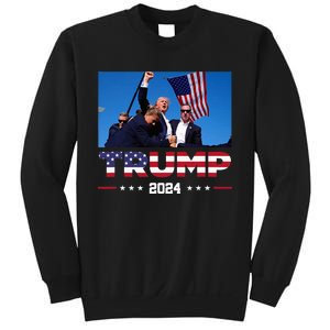 Donald Trump 2024 God Bless You God Bless America Sweatshirt