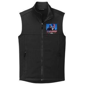 Donald Trump 2024 God Bless You God Bless America Collective Smooth Fleece Vest