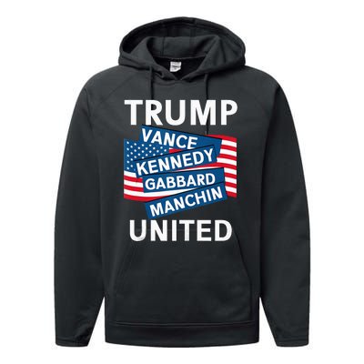 Donald Trump 2024 Joe Manchin Kennedy Gabbard Checkmate Performance Fleece Hoodie