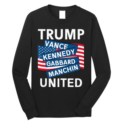 Donald Trump 2024 Joe Manchin Kennedy Gabbard Checkmate Long Sleeve Shirt