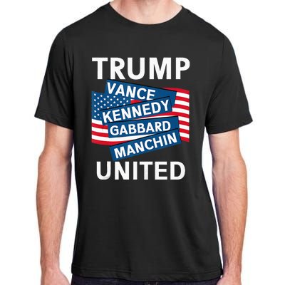 Donald Trump 2024 Joe Manchin Kennedy Gabbard Checkmate Adult ChromaSoft Performance T-Shirt