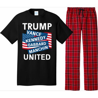 Donald Trump 2024 Joe Manchin Kennedy Gabbard Checkmate Pajama Set