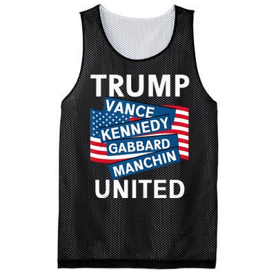 Donald Trump 2024 Joe Manchin Kennedy Gabbard Checkmate Mesh Reversible Basketball Jersey Tank