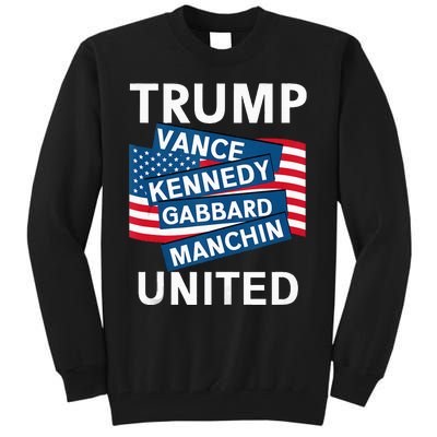 Donald Trump 2024 Joe Manchin Kennedy Gabbard Checkmate Tall Sweatshirt