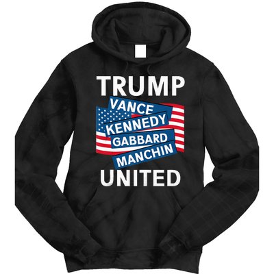 Donald Trump 2024 Joe Manchin Kennedy Gabbard Checkmate Tie Dye Hoodie