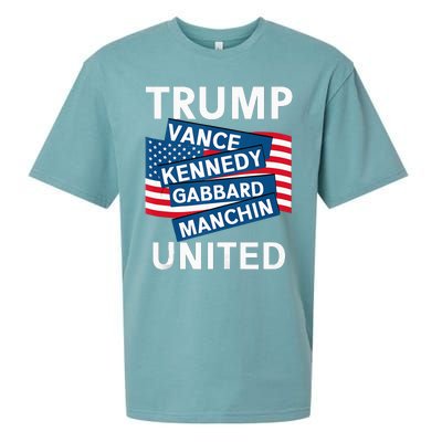 Donald Trump 2024 Joe Manchin Kennedy Gabbard Checkmate Sueded Cloud Jersey T-Shirt