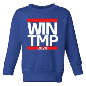 Donald Trump 2024 President Take America Back Meaningful Gift Toddler Sweatshirt