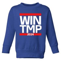 Donald Trump 2024 President Take America Back Meaningful Gift Toddler Sweatshirt