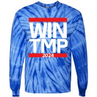 Donald Trump 2024 President Take America Back Meaningful Gift Tie-Dye Long Sleeve Shirt