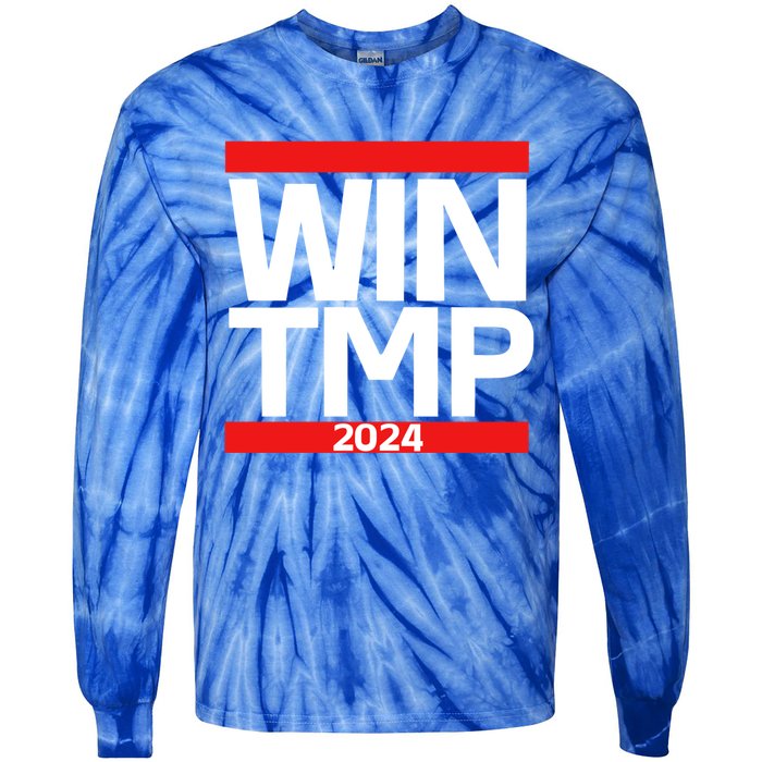 Donald Trump 2024 President Take America Back Meaningful Gift Tie-Dye Long Sleeve Shirt