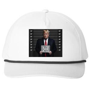 Donald Trump 2024 Not Guilty Trump Election Snapback Five-Panel Rope Hat