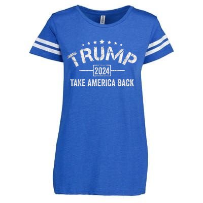 Donald Trump 2024 Take America Back 4th Of July Election Enza Ladies Jersey Football T-Shirt