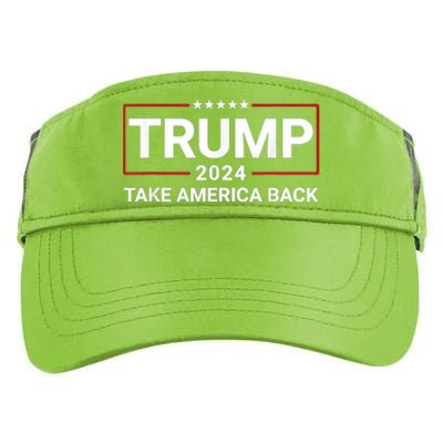 Donald Trump 2024 Take America Back Election The Return Adult Drive Performance Visor