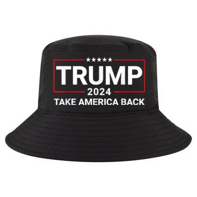 Donald Trump 2024 Take America Back Election The Return Cool Comfort Performance Bucket Hat