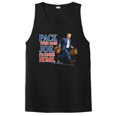 Donald Trump 2024 Sarcastic Patriotic Political Humor Great Gift PosiCharge Competitor Tank