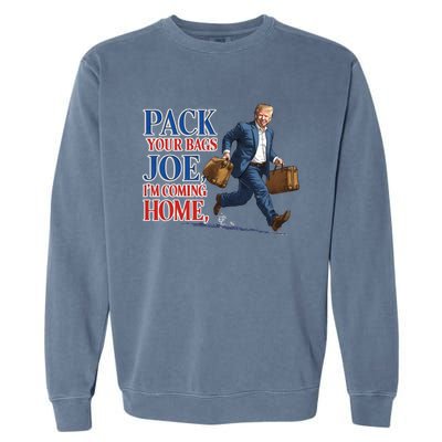 Donald Trump 2024 Sarcastic Patriotic Political Humor Great Gift Garment-Dyed Sweatshirt