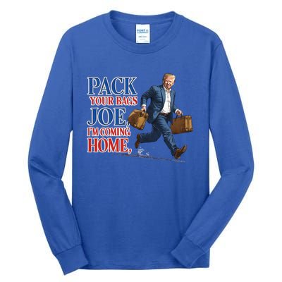 Donald Trump 2024 Sarcastic Patriotic Political Humor Great Gift Tall Long Sleeve T-Shirt