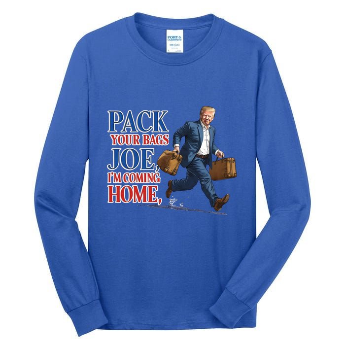 Donald Trump 2024 Sarcastic Patriotic Political Humor Great Gift Tall Long Sleeve T-Shirt