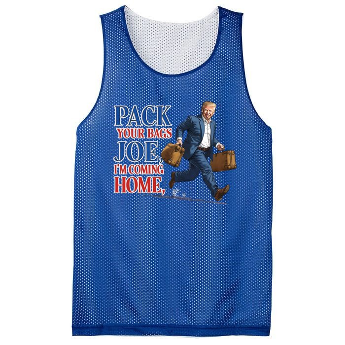 Donald Trump 2024 Sarcastic Patriotic Political Humor Great Gift Mesh Reversible Basketball Jersey Tank