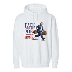 Donald Trump 2024 Sarcastic Patriotic Political Humor Great Gift Garment-Dyed Fleece Hoodie