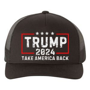 Donald Trump 2024: The Return Take America Back Election Yupoong Adult 5-Panel Trucker Hat