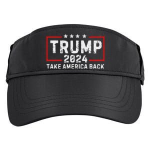 Donald Trump 2024: The Return Take America Back Election Adult Drive Performance Visor