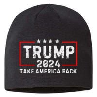 Donald Trump 2024: The Return Take America Back Election Sustainable Beanie