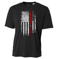 Donald Trump 2024: Patriotic Take America Back With Flag Cooling Performance Crew T-Shirt