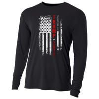 Donald Trump 2024: Patriotic Take America Back With Flag Cooling Performance Long Sleeve Crew