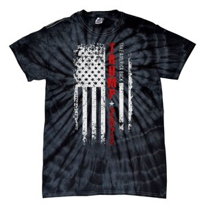 Donald Trump 2024: Patriotic Take America Back With Flag Tie-Dye T-Shirt