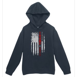 Donald Trump 2024: Patriotic Take America Back With Flag Urban Pullover Hoodie