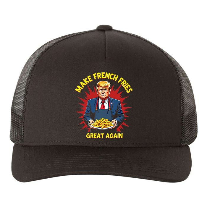 Donald Trump 2024 French Fry Make French Fries Great Again Yupoong Adult 5-Panel Trucker Hat