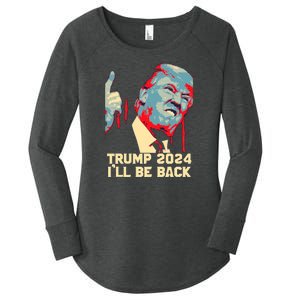 Donald Trump 2024 Take America Back USA United States Women's Perfect Tri Tunic Long Sleeve Shirt