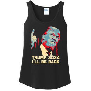 Donald Trump 2024 Take America Back USA United States Ladies Essential Tank