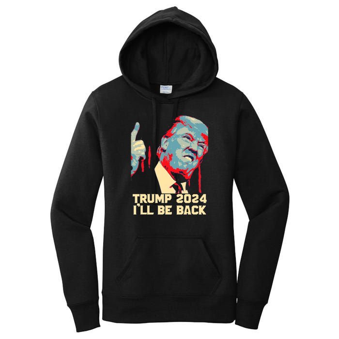 Donald Trump 2024 Take America Back USA United States Women's Pullover Hoodie