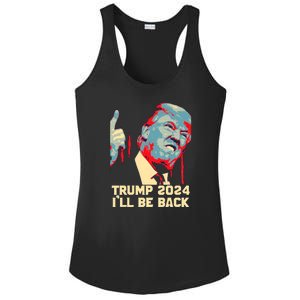 Donald Trump 2024 Take America Back USA United States Ladies PosiCharge Competitor Racerback Tank