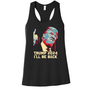 Donald Trump 2024 Take America Back USA United States Women's Racerback Tank