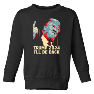 Donald Trump 2024 Take America Back USA United States Toddler Sweatshirt