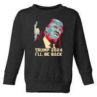 Donald Trump 2024 Take America Back USA United States Toddler Sweatshirt