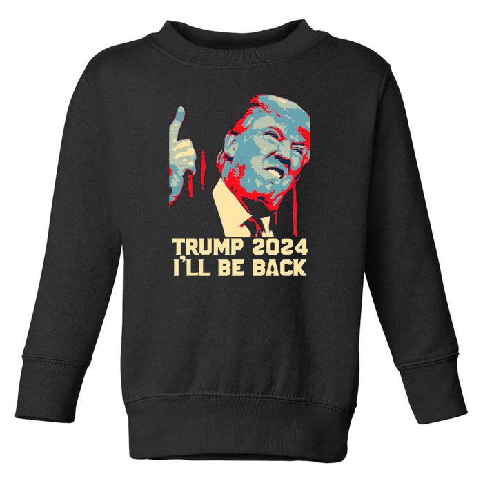 Donald Trump 2024 Take America Back USA United States Toddler Sweatshirt