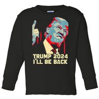 Donald Trump 2024 Take America Back USA United States Toddler Long Sleeve Shirt