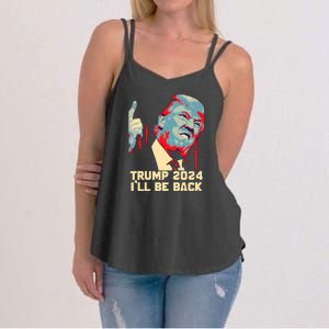 Donald Trump 2024 Take America Back USA United States Women's Strappy Tank