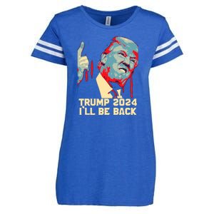 Donald Trump 2024 Take America Back USA United States Enza Ladies Jersey Football T-Shirt