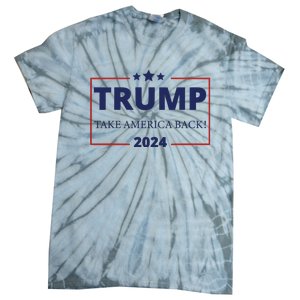 Donald Trump 2024 Take America Back USA United States Tie-Dye T-Shirt