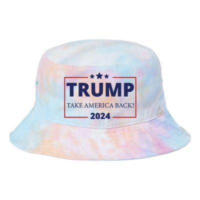 Donald Trump 2024 Take America Back USA United States Tie Dye Newport Bucket Hat