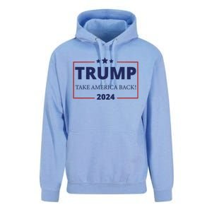 Donald Trump 2024 Take America Back USA United States Unisex Surf Hoodie