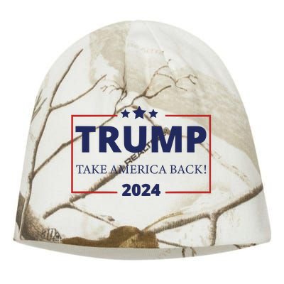 Donald Trump 2024 Take America Back USA United States Kati - Camo Knit Beanie