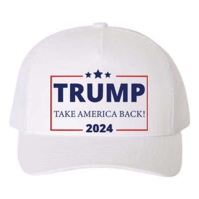 Donald Trump 2024 Take America Back USA United States Yupoong Adult 5-Panel Trucker Hat